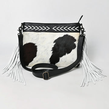 American Darling Hair On Genuine Leather Crossbody Bag